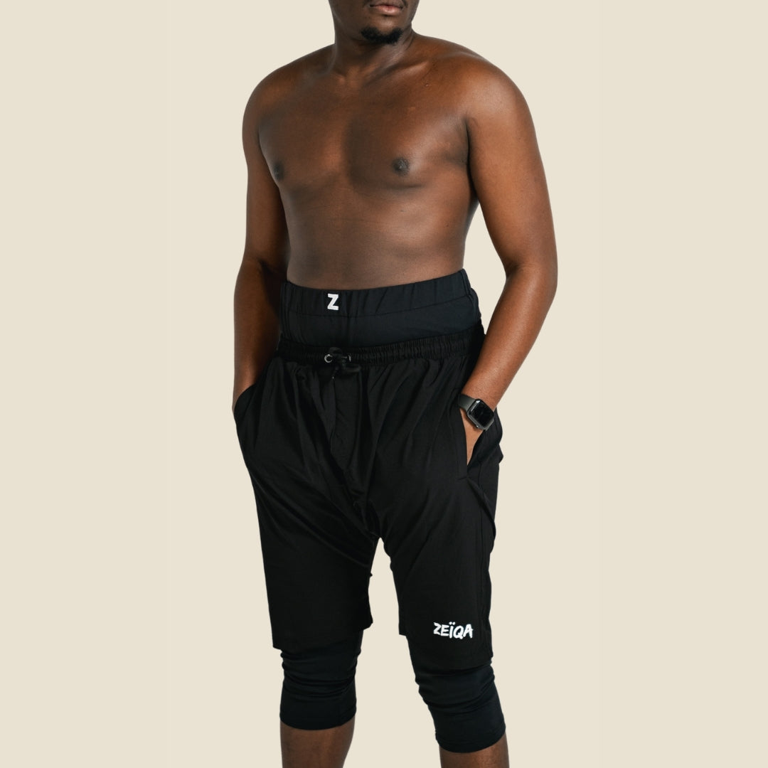 Short Awra Homme – 5 Coloris, Couverture Totale | Zeiqa